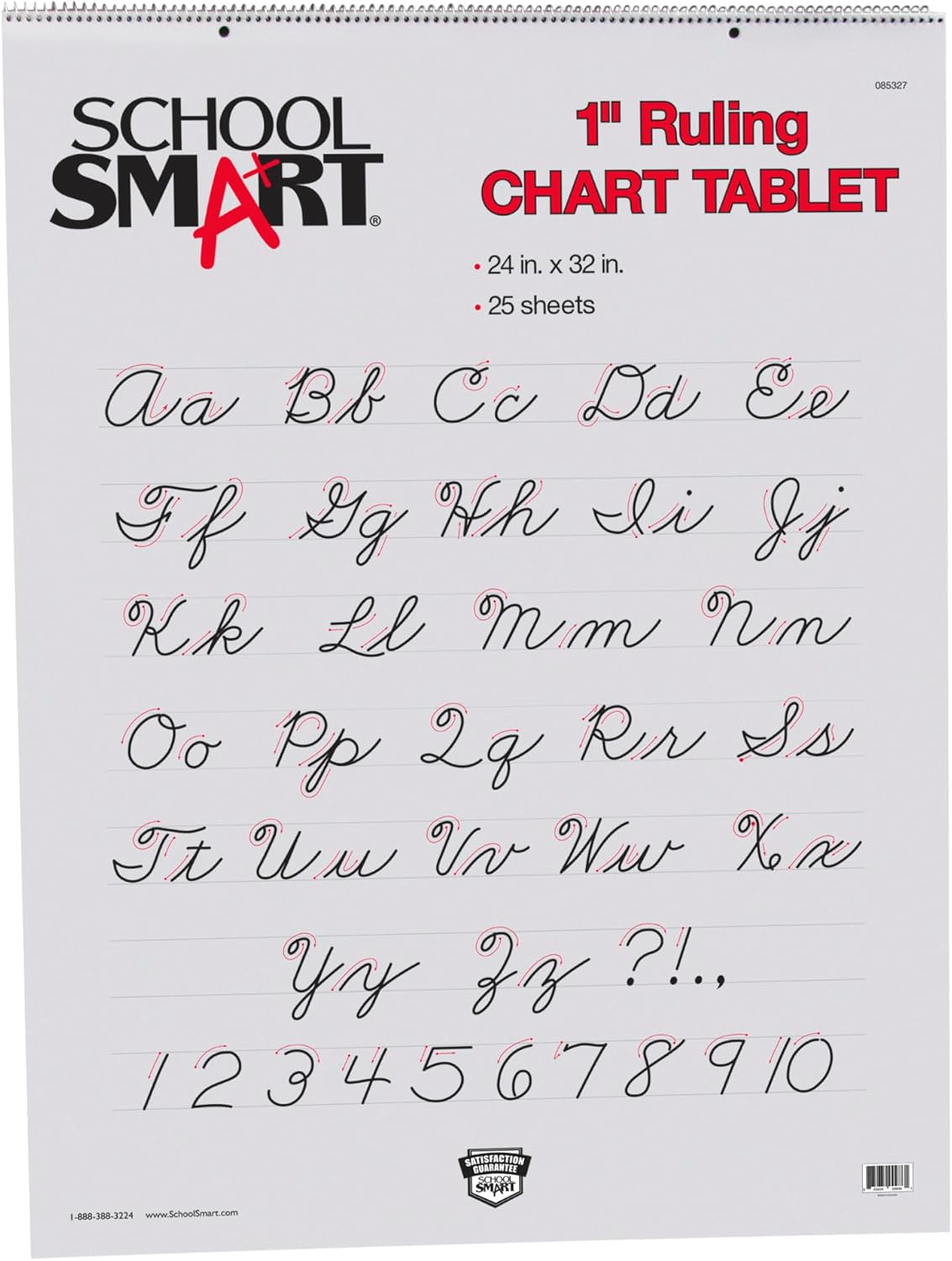 School Smart Chart Tablet: Large 24x32, 1 Rule