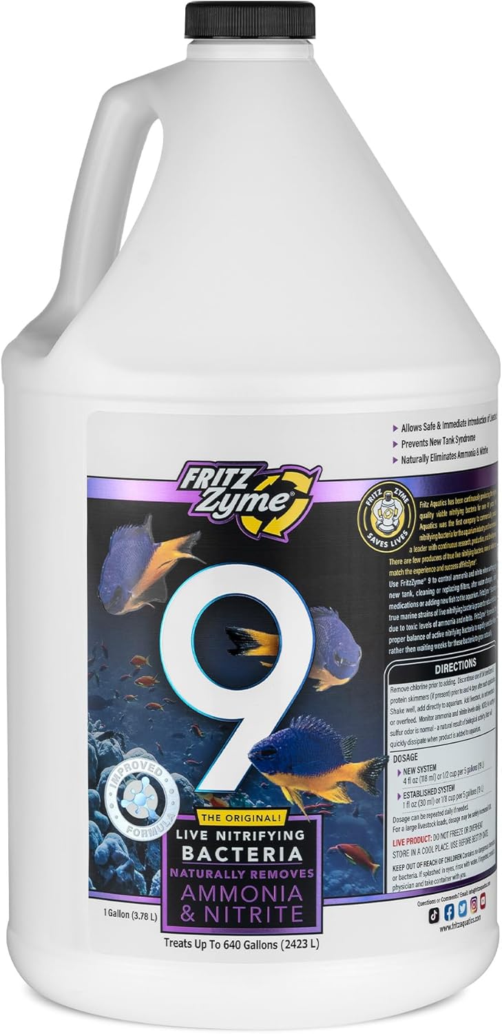 FritzZyme 9 Live Nitrifying Bacteria for Saltwater Aquariums