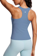 Butterluxe Womens Racerback Workout Tank Top - Soft, High Neck Fit