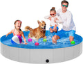 Extra Large Foldable Dog Pool 71 in x 12 in - Portable Cooling Pool