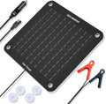 ECO-WORTHY 10W Solar Car Battery Charger Maintainer - Trickle Charge