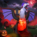 8FT Inflatable Pteranodon Dragon Decoration with LED Lights - Yard