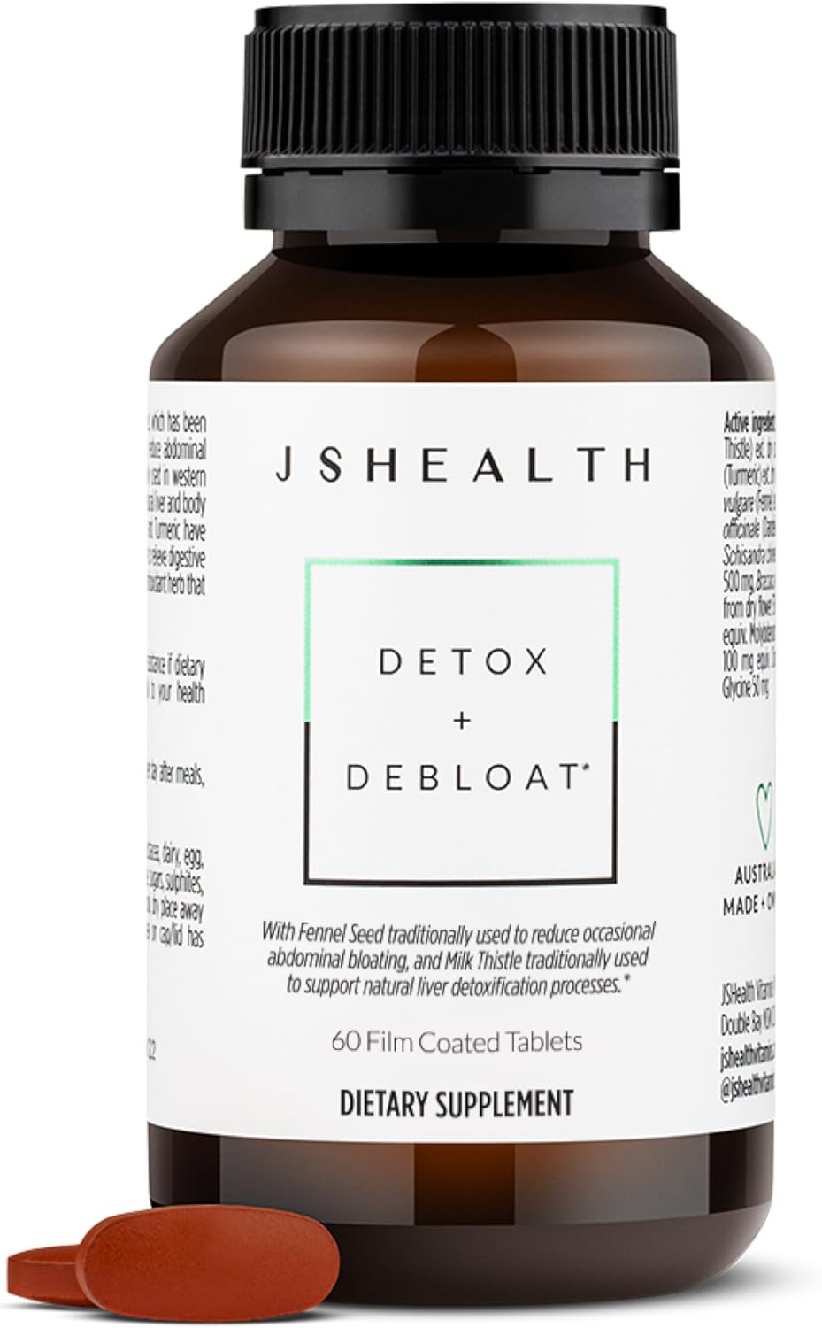 JSHealth Vitamins Detox and Debloat Liver Health Formula Review