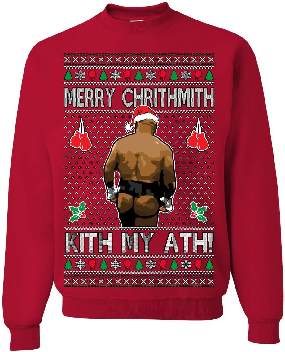 Wild Bobby Merry Christmas Ugly Sweater for Festive Fun