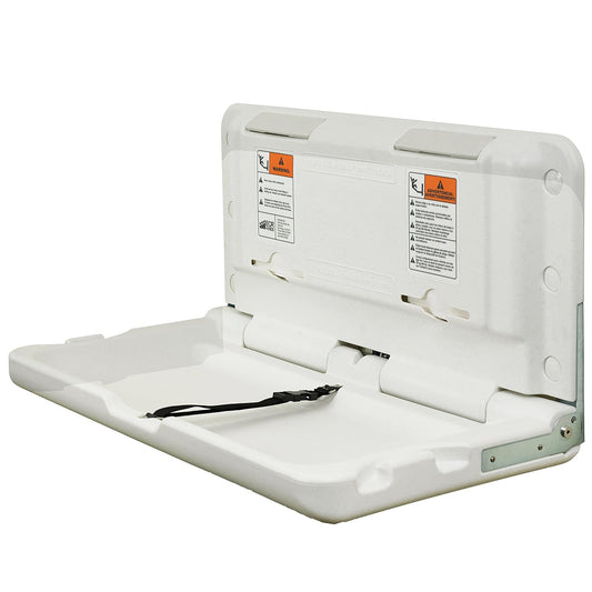ECR4Kids Horizontal Wall-Mounted Changing Station for Infants