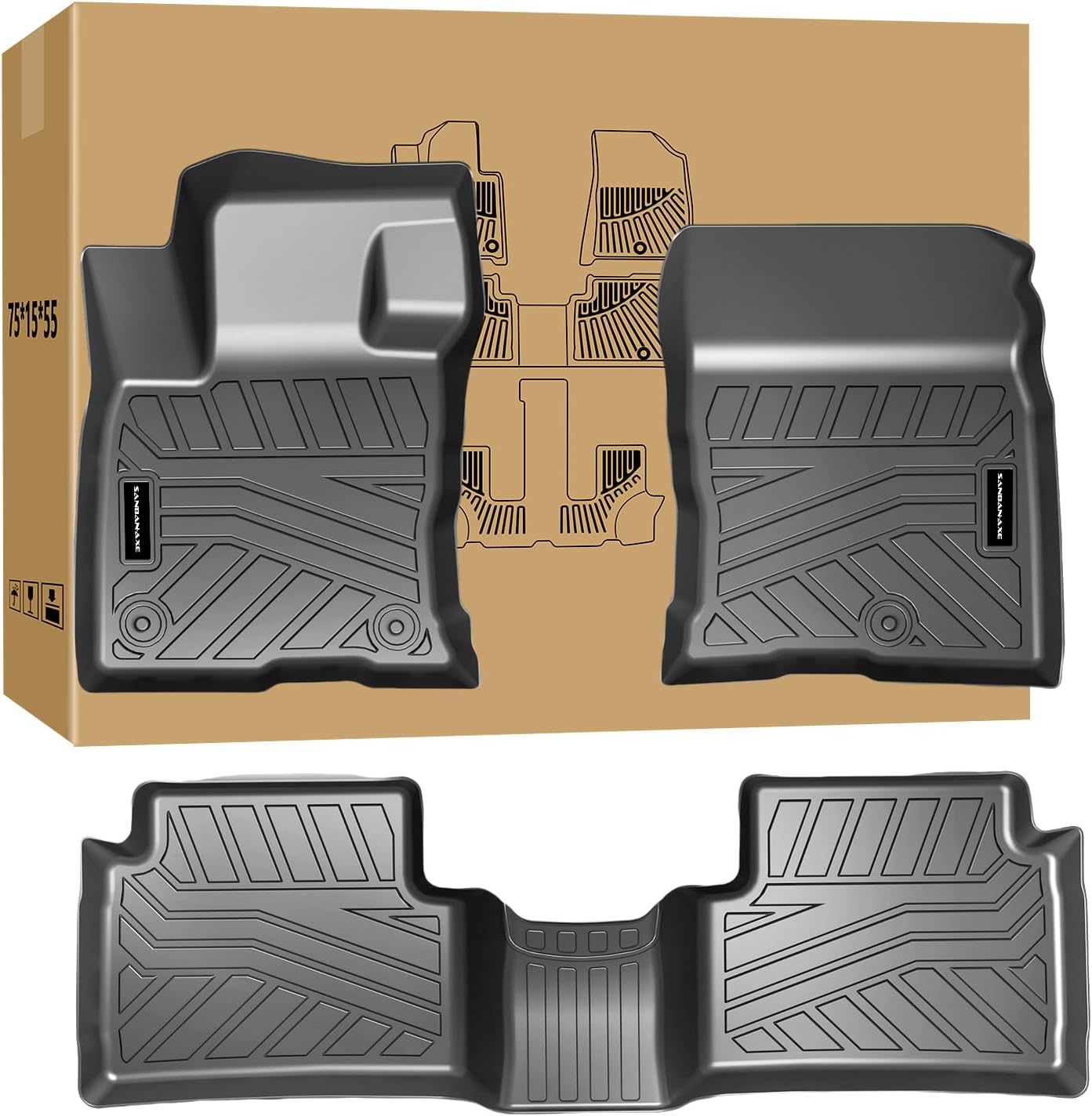 Custom Fit Floor Mats for 2021-2025 Ford Bronco Sport Models