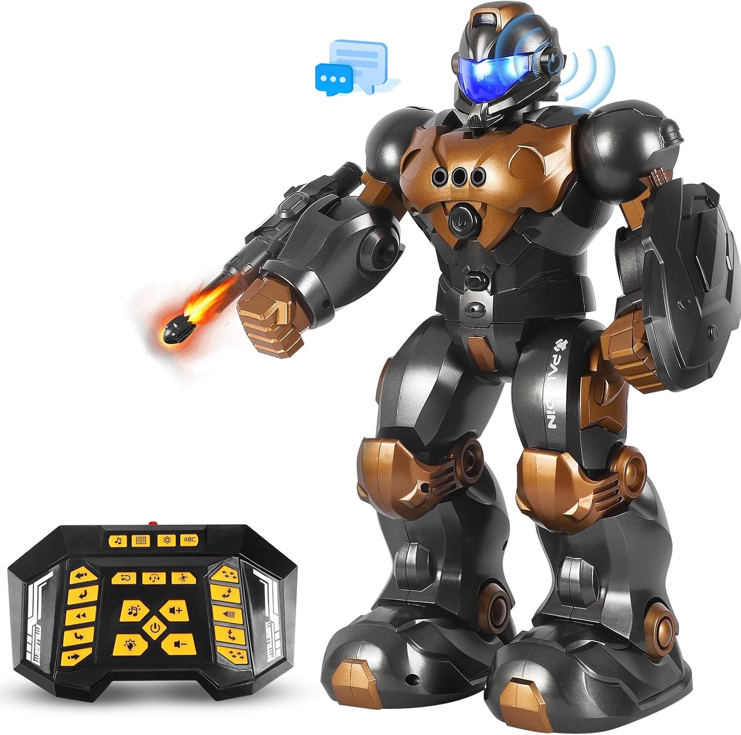 WiFi Robot Toy - Voice Control, Gesture Sensing - Ages 3+