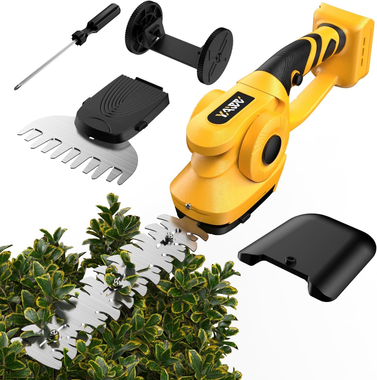 Cordless Hedge Trimmer for De-Walt 20V Battery - 2 in 1 Tool