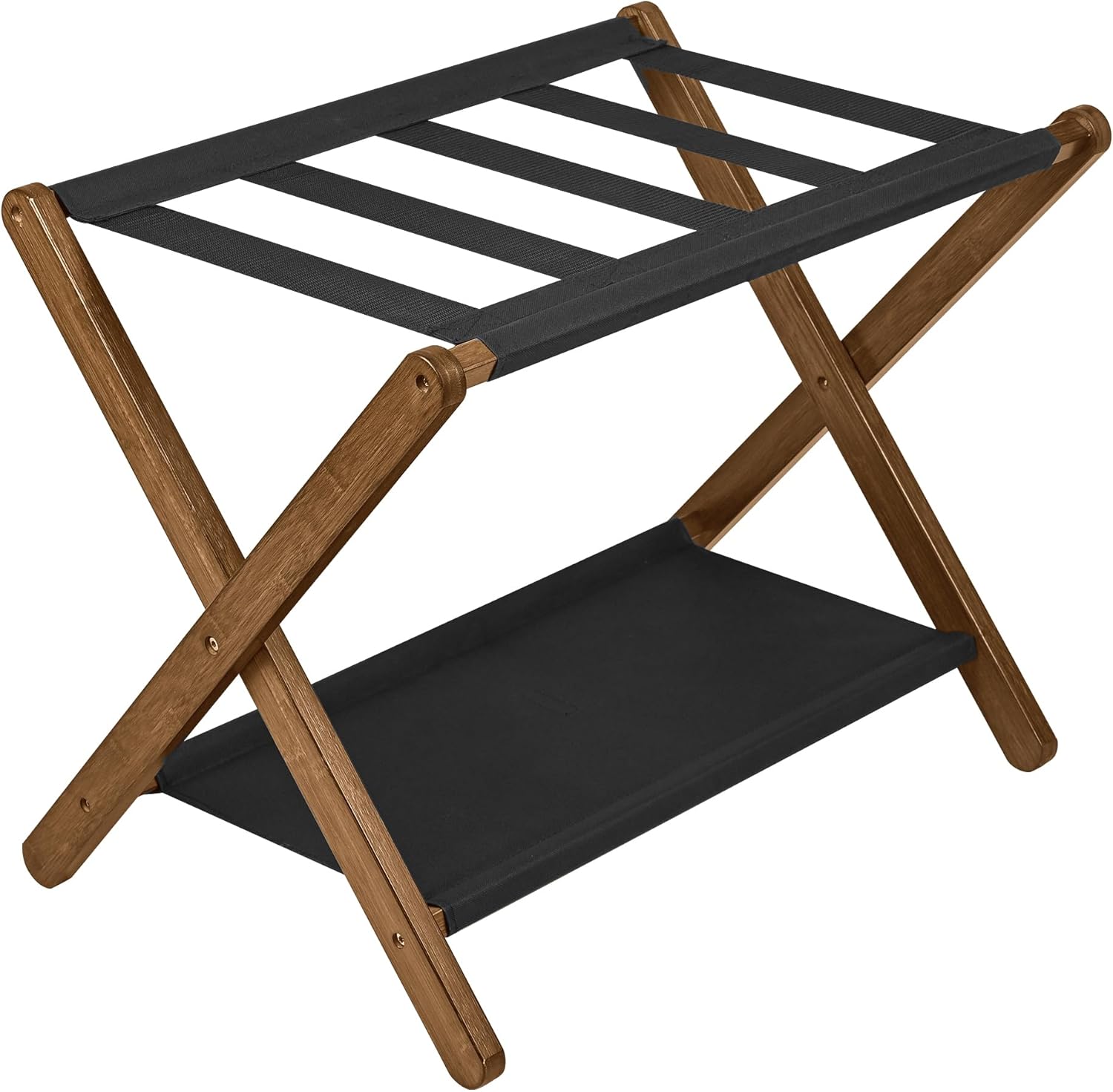 Bamboo Luggage Rack for Guest Room - Stylish and Sturdy Stand
