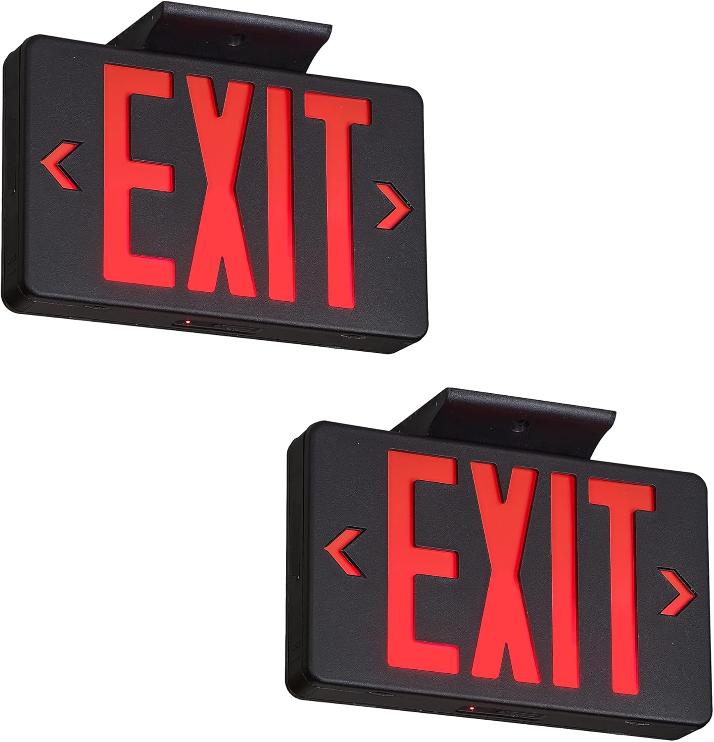 GZRUIYANG Red Exit Sign with Battery Backup for Emergency Use