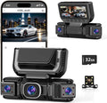 4 Channel Dash Cam 360 View 1080P Front Rear Inside - Complete
