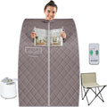 SereneLife Portable Steam Sauna Tent for Home - Compact In-Home Spa