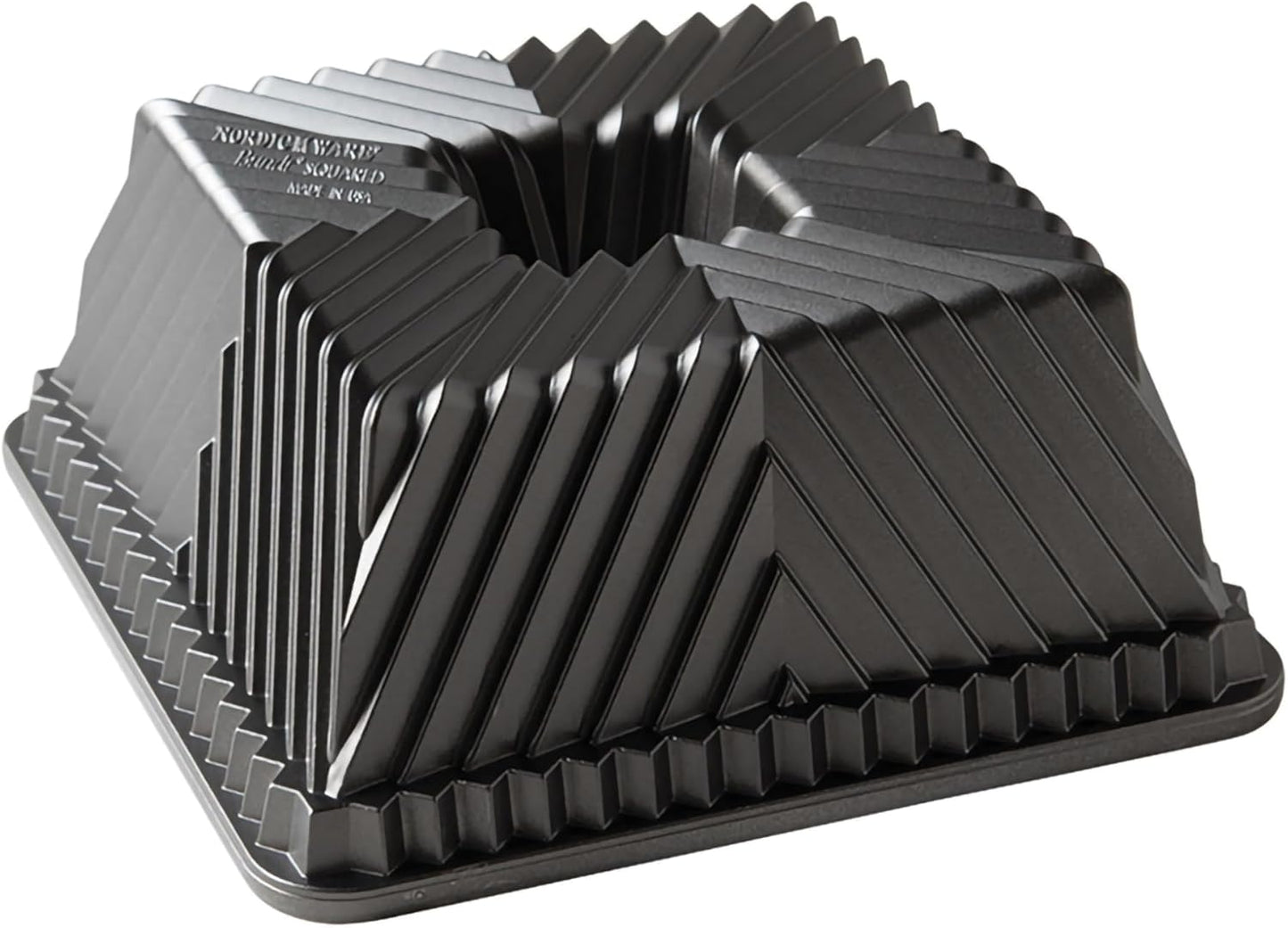 Nordic Ware Bundt Squared Pan for Perfectly Baked Cakes