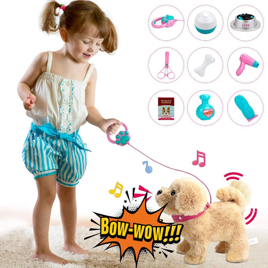 Koonie Talking Plush Golden Retriever Toy for Kids Fun