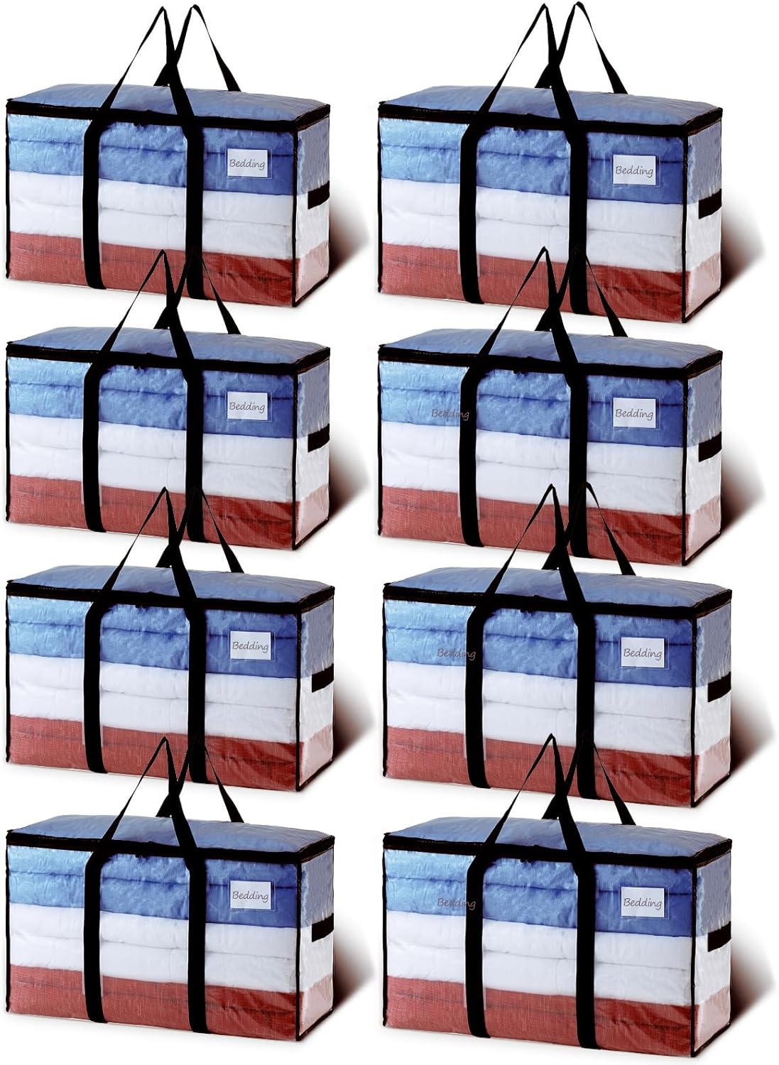 TAILI Extra Large Moving Bags for Storage with Visible Window