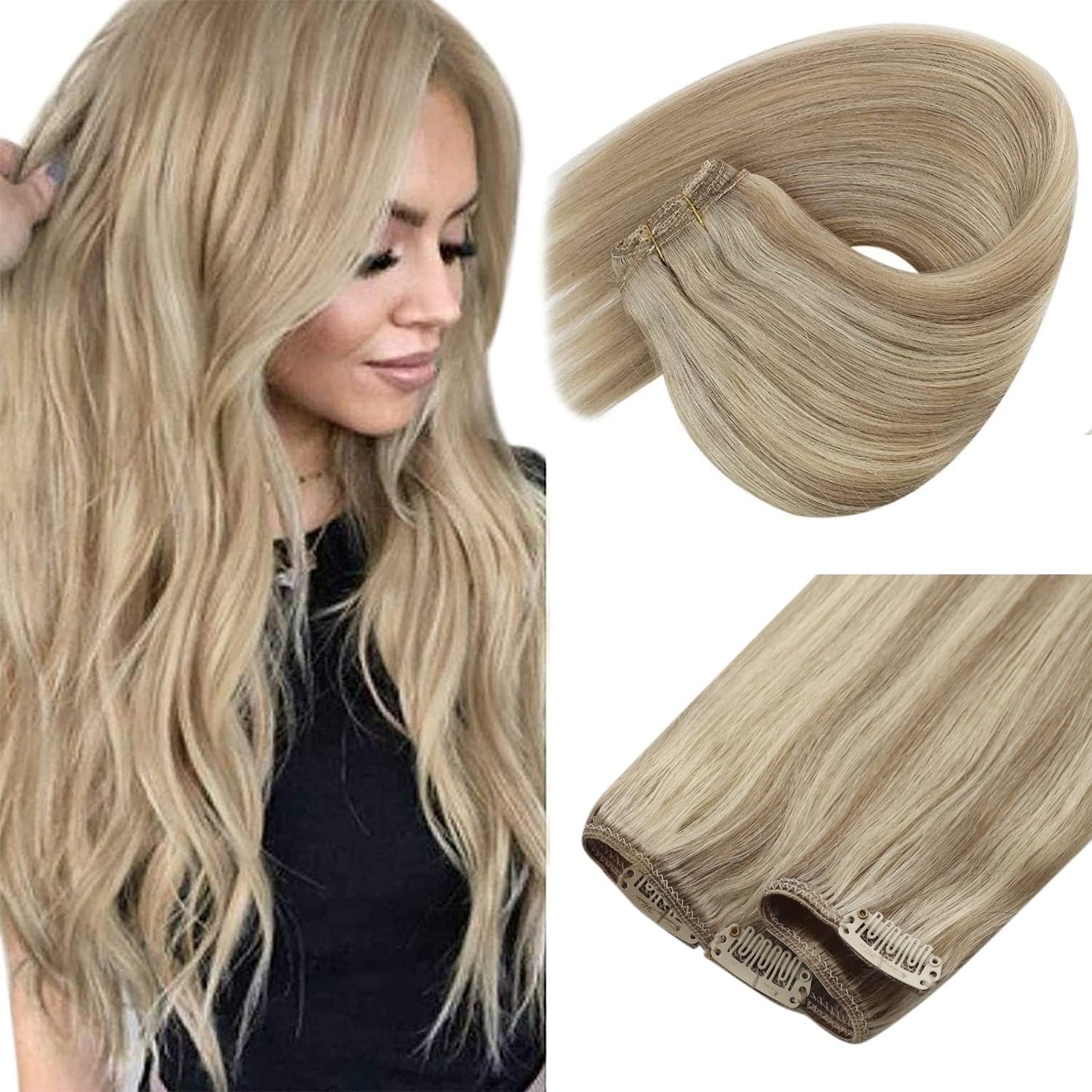 Sunny Hair Clip in Hair Extensions for Volume and Length