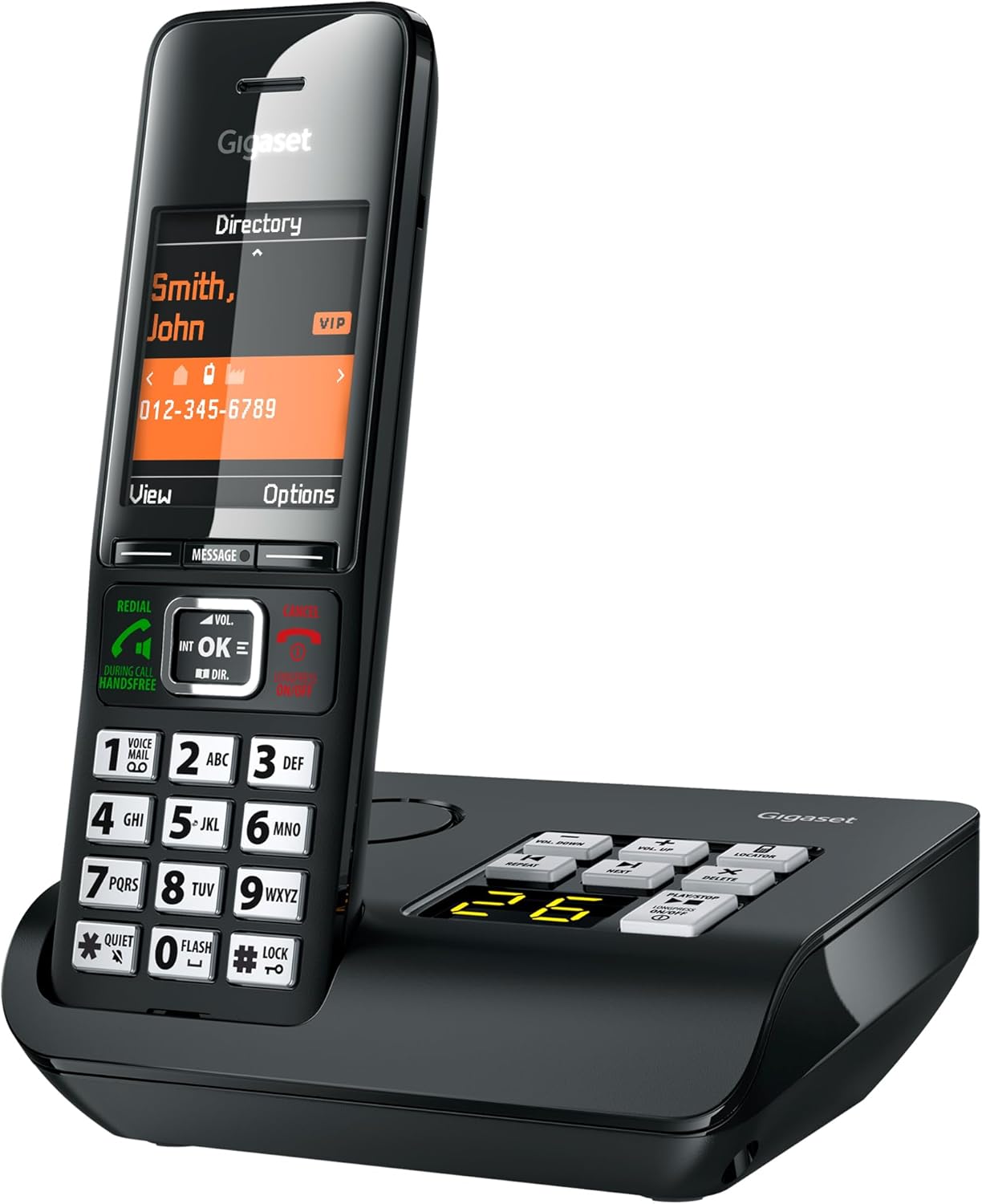Gigaset Comfort 552A Cordless DECT Phone with Answering Machine