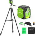 Laser Level with 60in Tripod - Bright Self-Leveling Green Line Laser