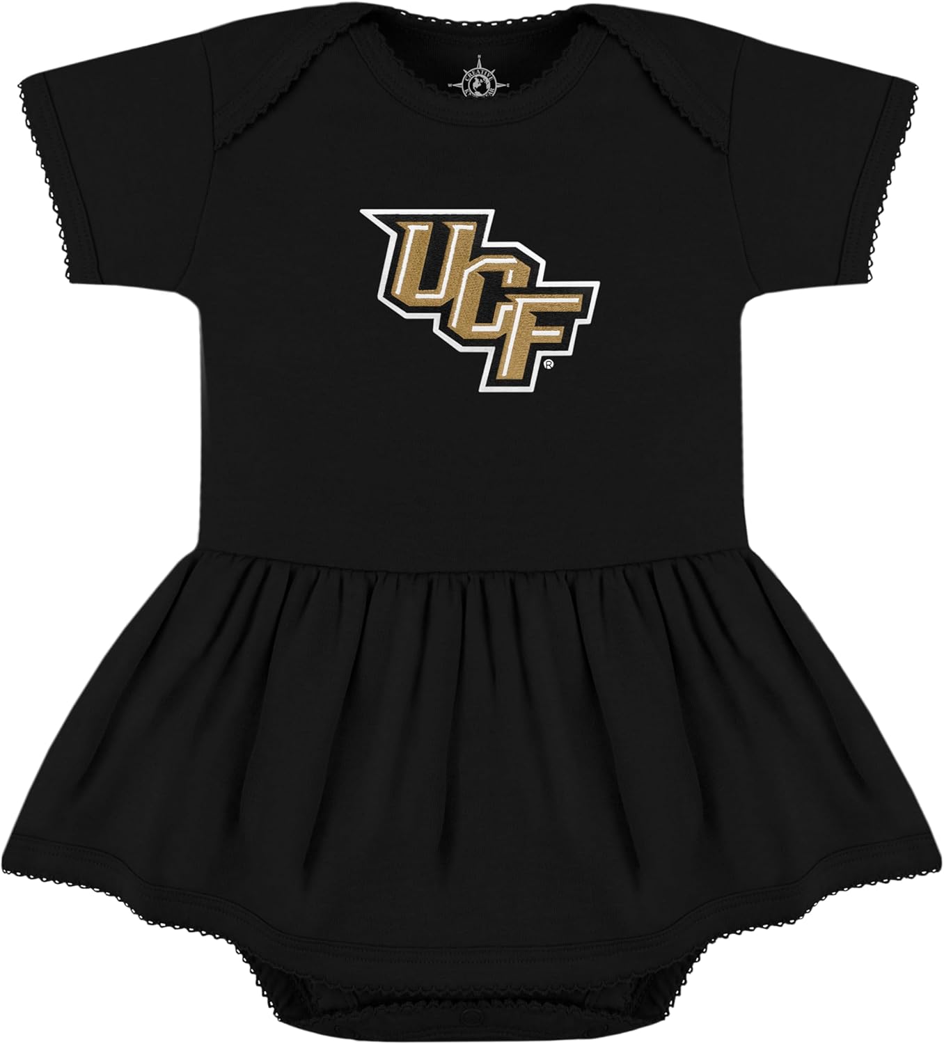 Creative Knitwear College Baby Picot Bodysuit Dress for Girls