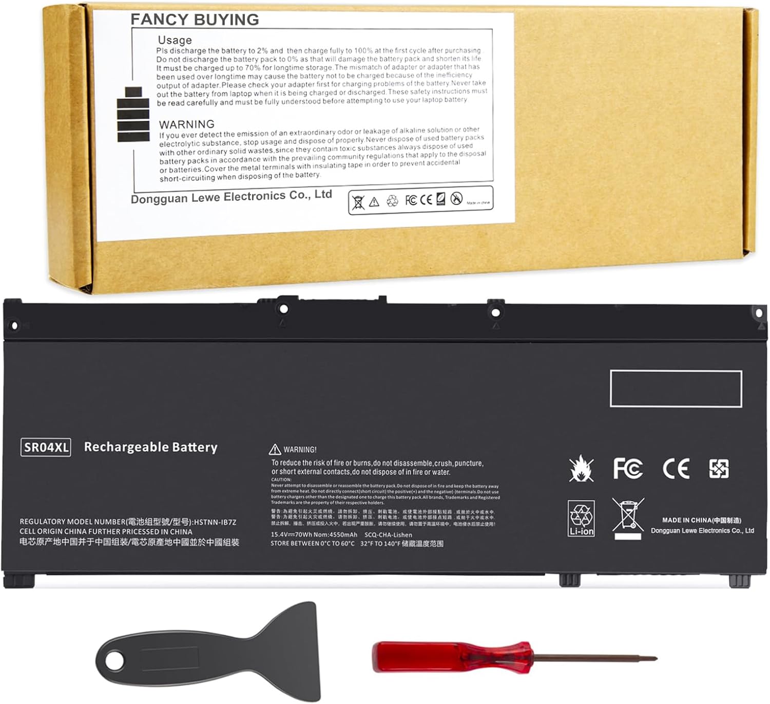 70Wh Laptop Battery for HP Omen and Pavilion Series Devices
