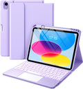 Compatible for iPad 10th Generation Case with Keyboard (10.9 in)