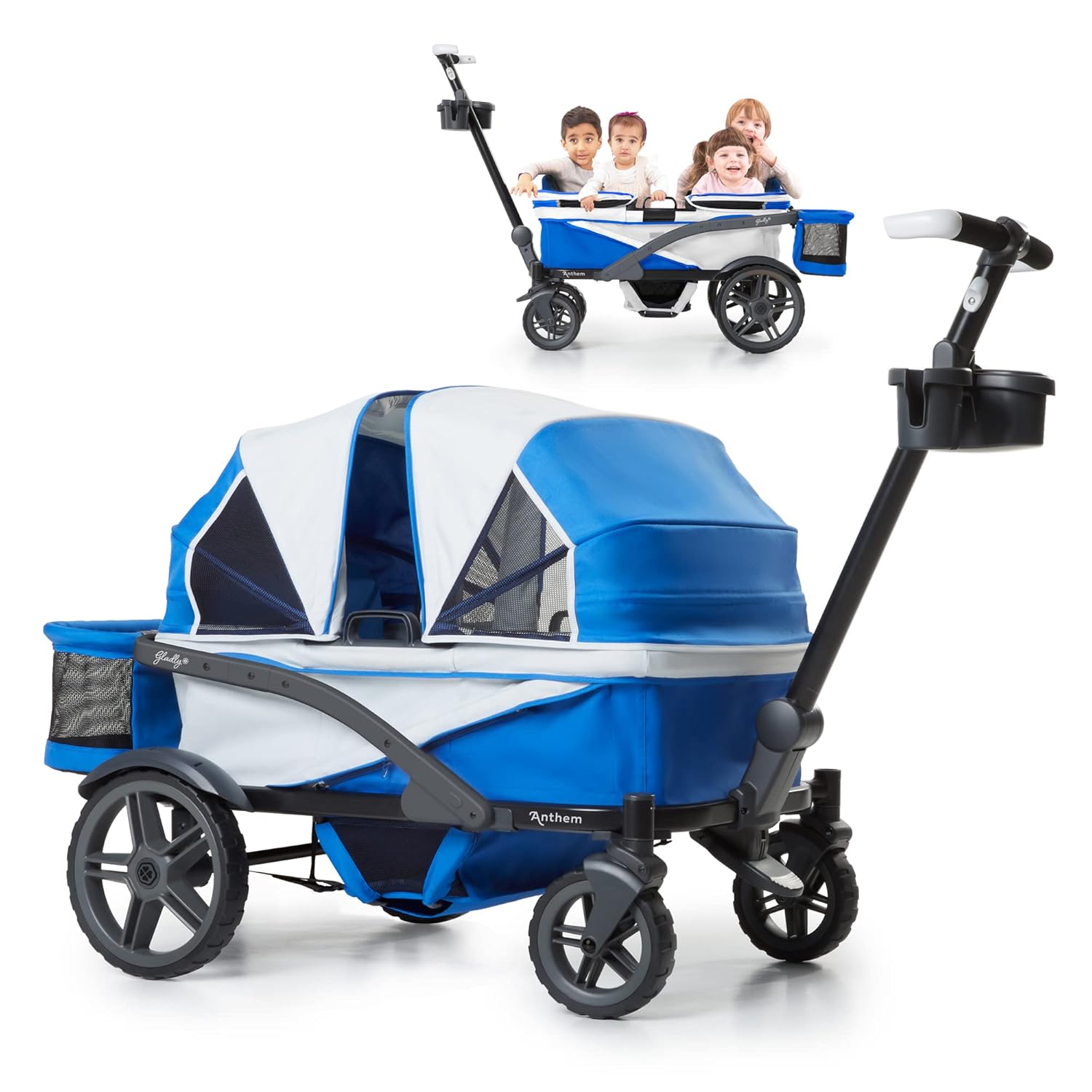 Gladly Family Anthem4 Quad All-Terrain Wagon Stroller Review