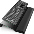 Compact Keyboard Stand w Silicone Wrist Rest & 3-Level Adjustment