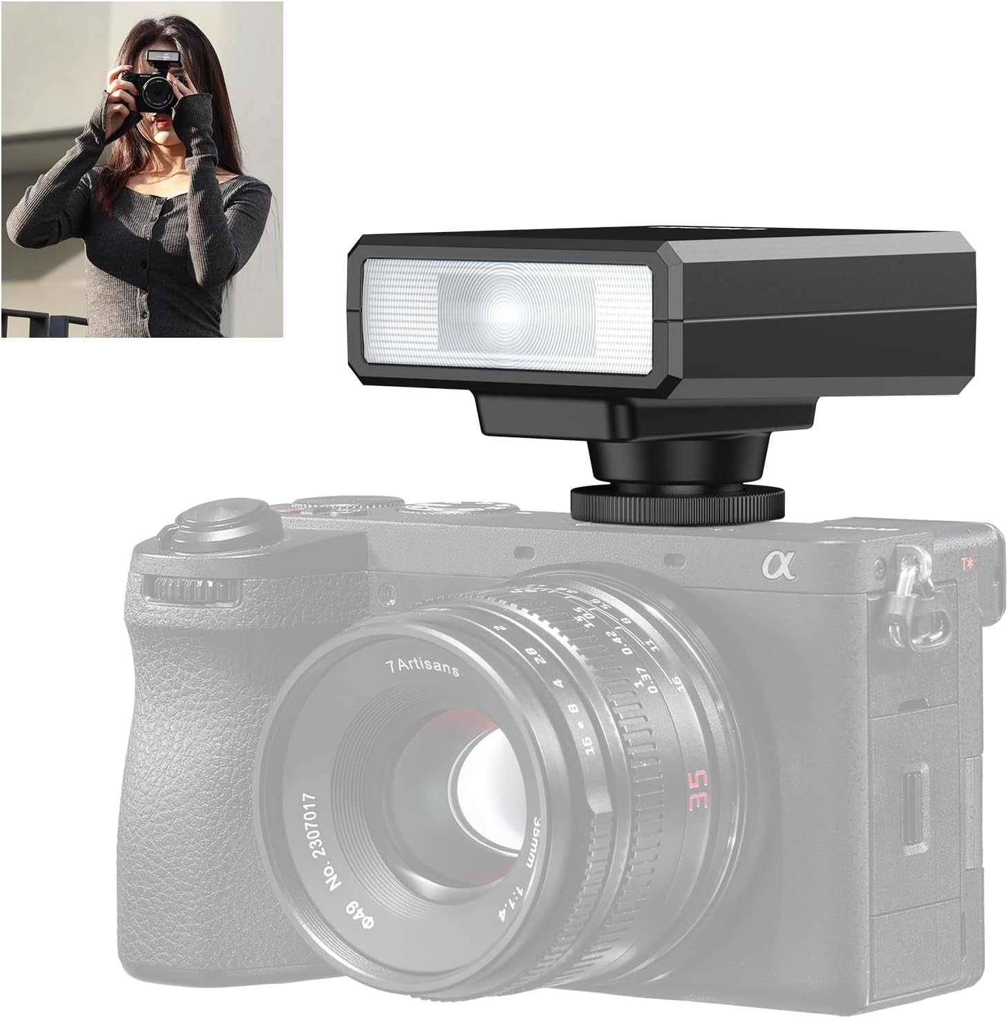 Ulanzi LM20 Camera Flash - GN12 Speedlite for Any DSLR!
