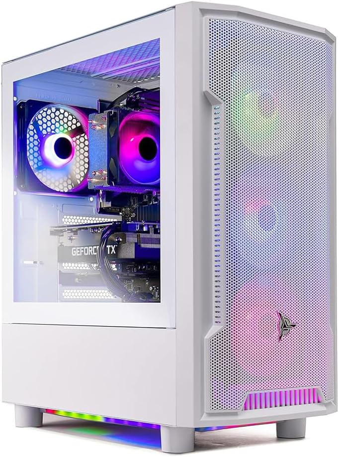 Skytech Archangel Gaming PC: Turbo Boost Intel i5, RTX 4060, 2TB SSD