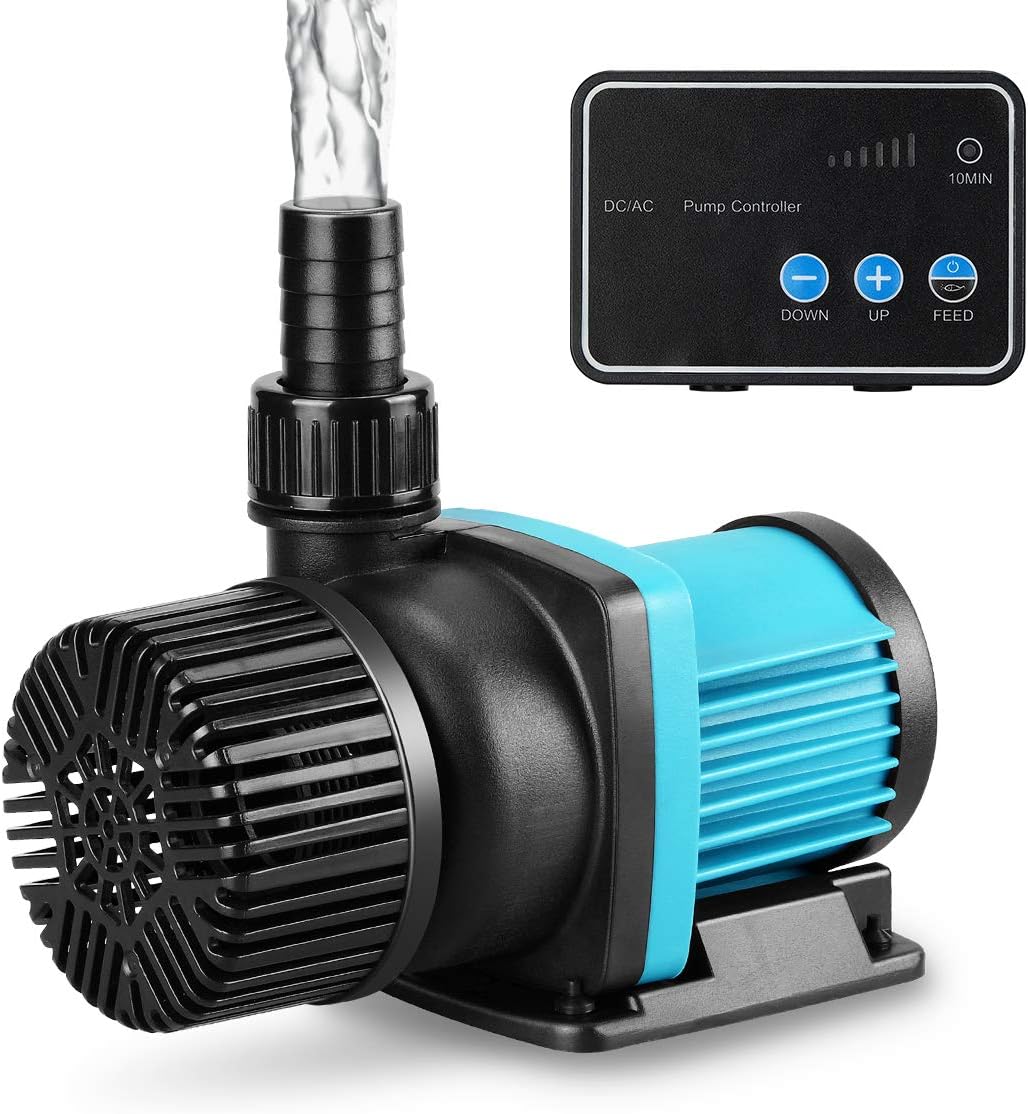 1850GPH 55W 16FT Aquarium Water Pump for Freshwater and Marine