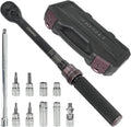 3/8 in Drive Spark Plug Socket Set with 72 Tooth Click Torque Wrench