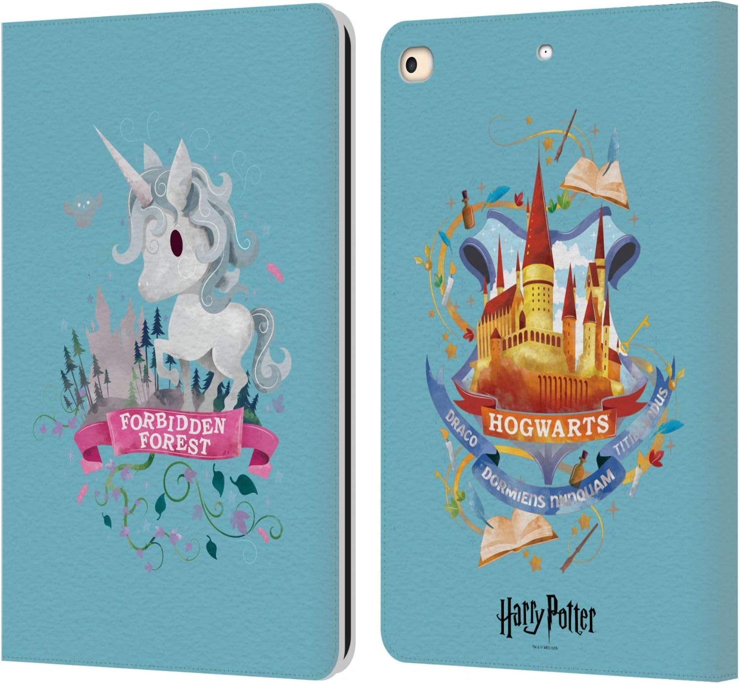 Harry Potter Unicorn Deathly Hallows II Leather Wallet Case