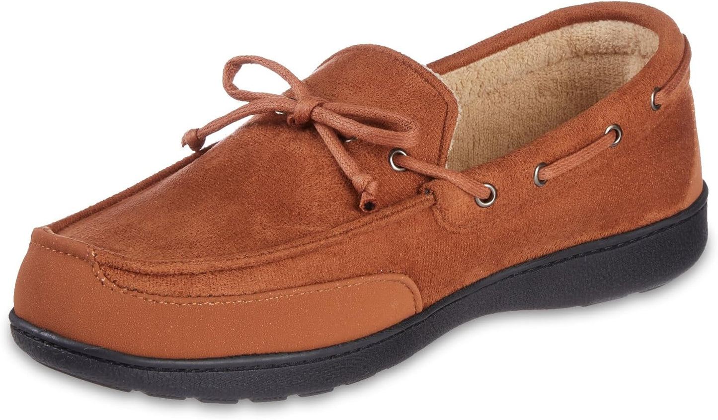Isotoner Mens Indoor Outdoor Water Repellent Moccasins Comfort