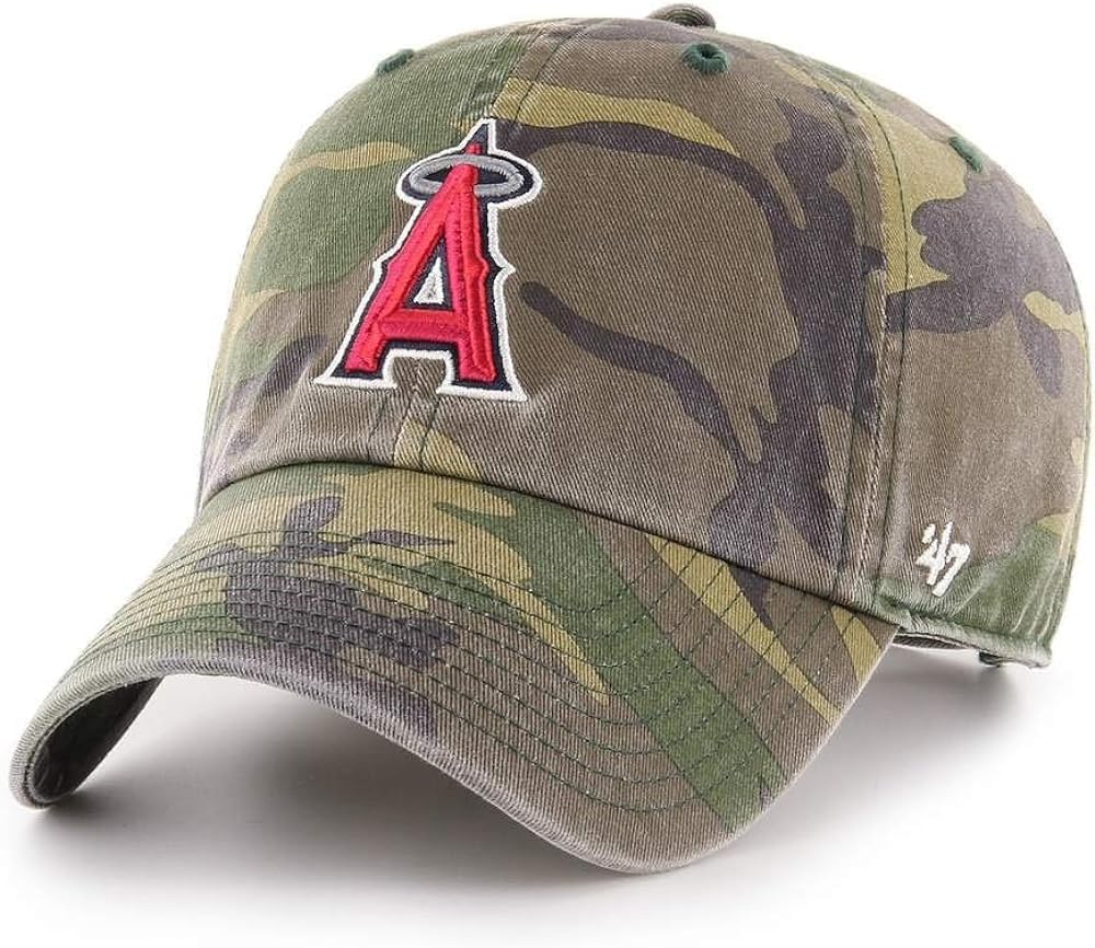 47 MLB Unisex-Adult Camo Clean Up Adjustable Hat for Fans