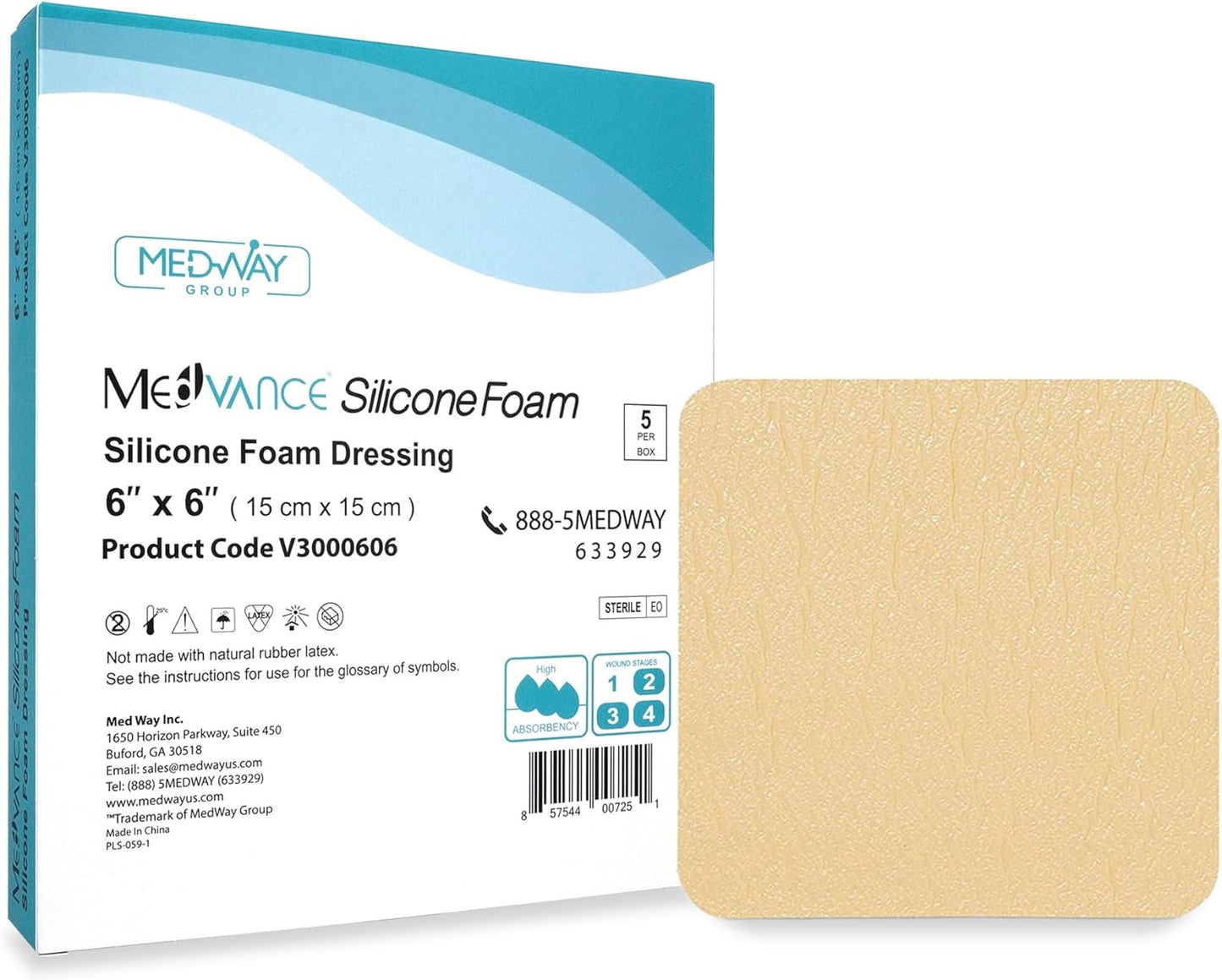 MedVance Silicone Adhesive Foam Dressing for Optimal Healing