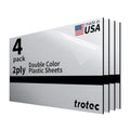 Metallic Looking Acrylic Sheet 12in x 24in 1/16 - Brushed Aluminum