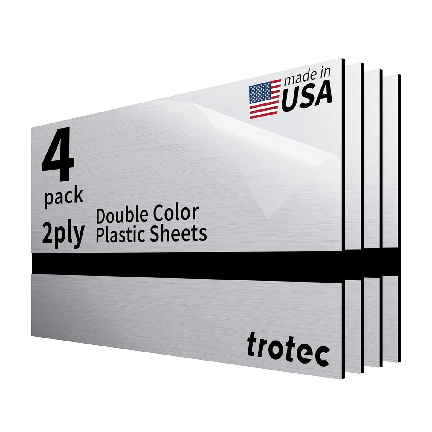 Metallic Looking Acrylic Sheet for Laser Engraving & Cutting