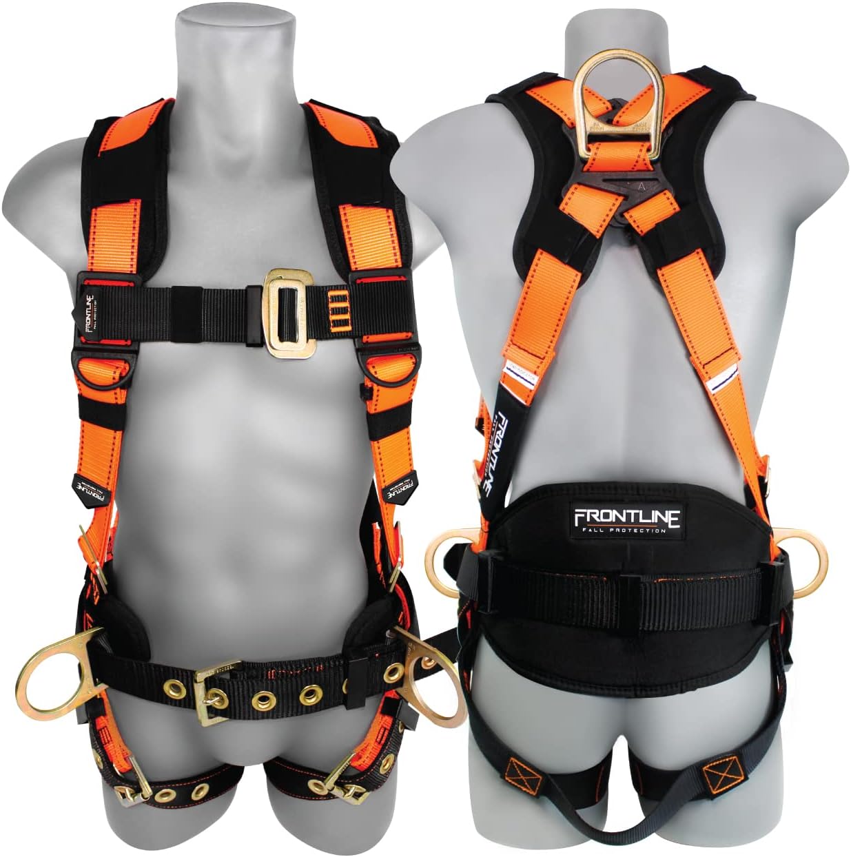 FRONTLINE FALL PROTECTION Harnesses with D-Ring for Safety