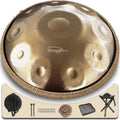 SINGOFIRE Handpan Drum 22-in 432Hz D Minor Kurd - Tuned Handpan