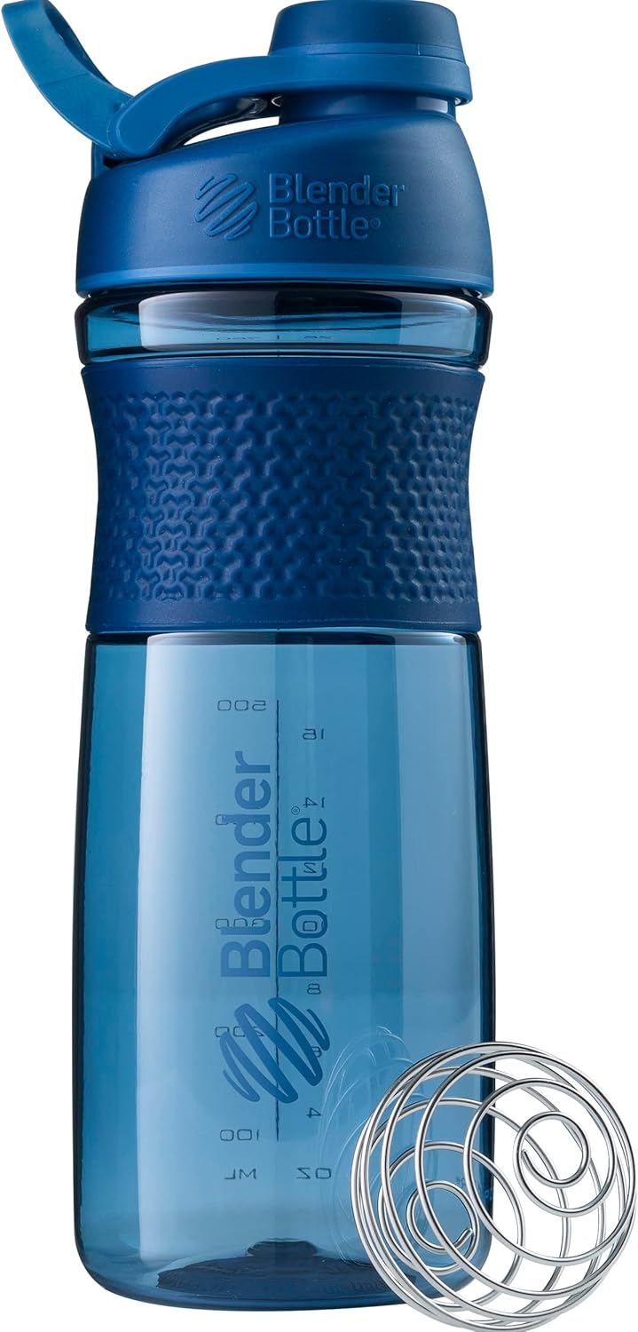 BlenderBottle SportMixer 28oz: Ideal for Protein & Pre Workout
