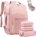 LOVEVOOK 50L Travel Backpack for Women & Men Pink - Airline Approved