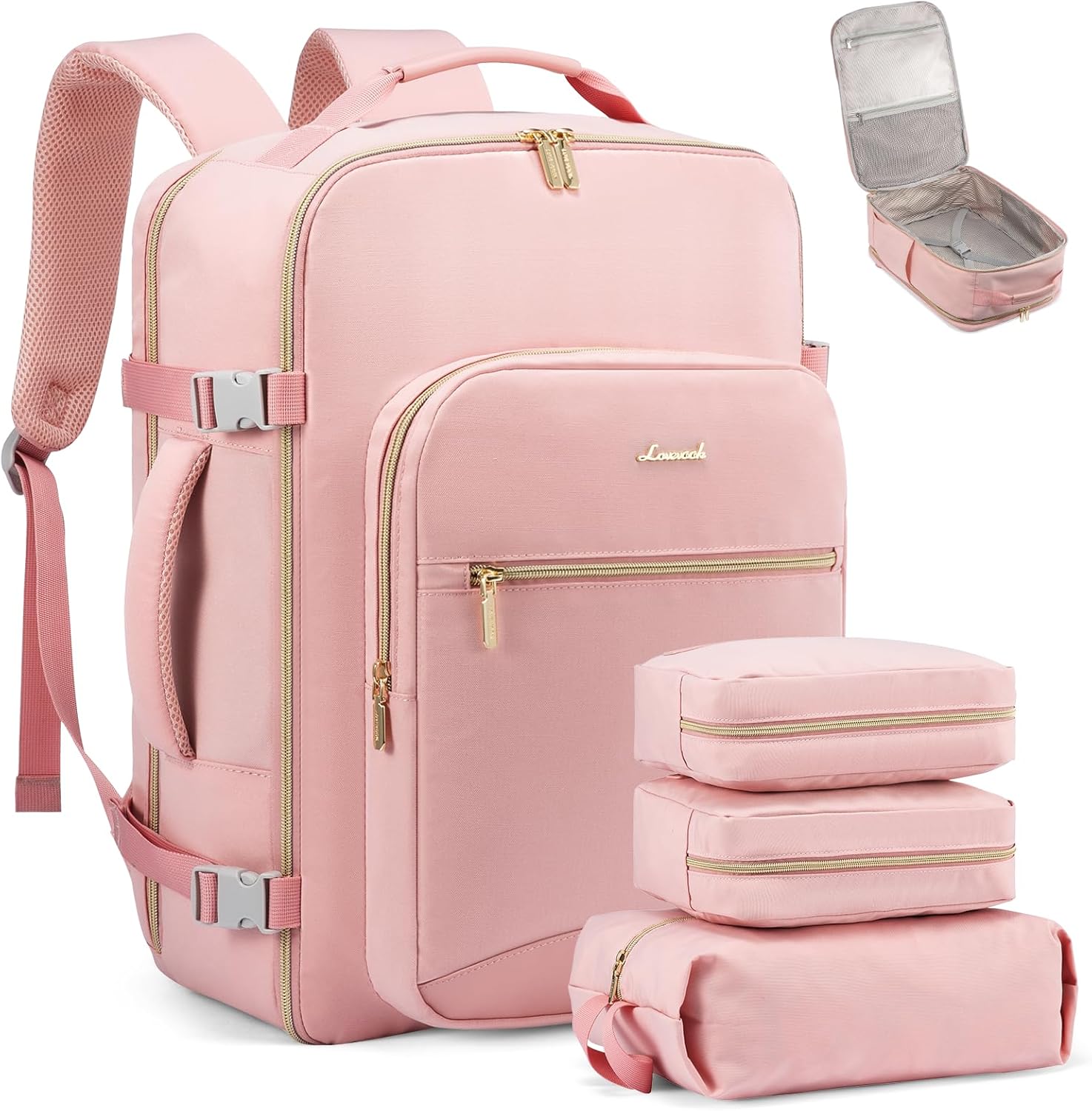 LOVEVOOK Travel Backpack 50L - Airline Approved Carry On Bag
