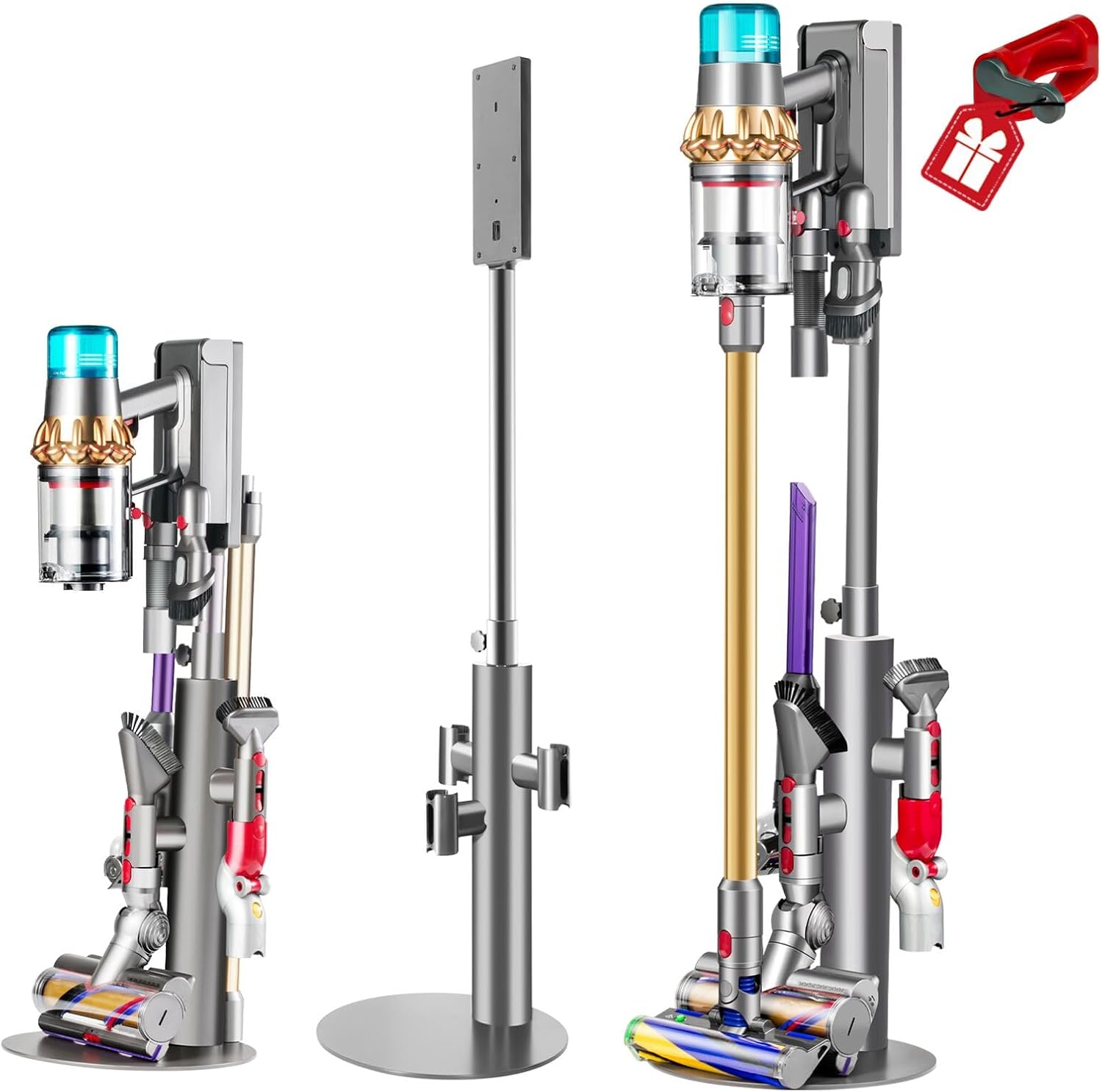 Dyson Vacuum Stand: Height-Adjustable & Organized!