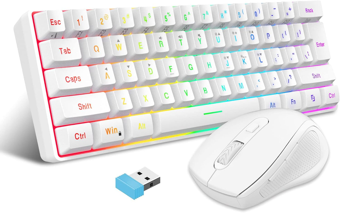 Snpurdiri Wireless Gaming Keyboard & Mouse Combo