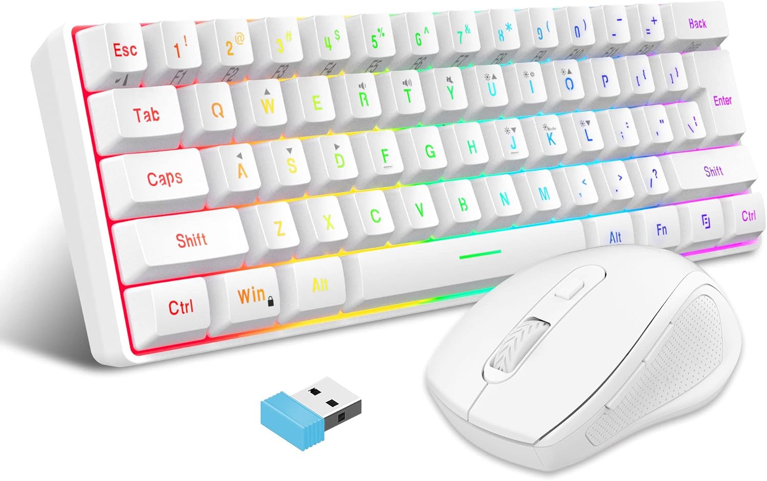 Snpurdiri Wireless Gaming Keyboard & Mouse Combo