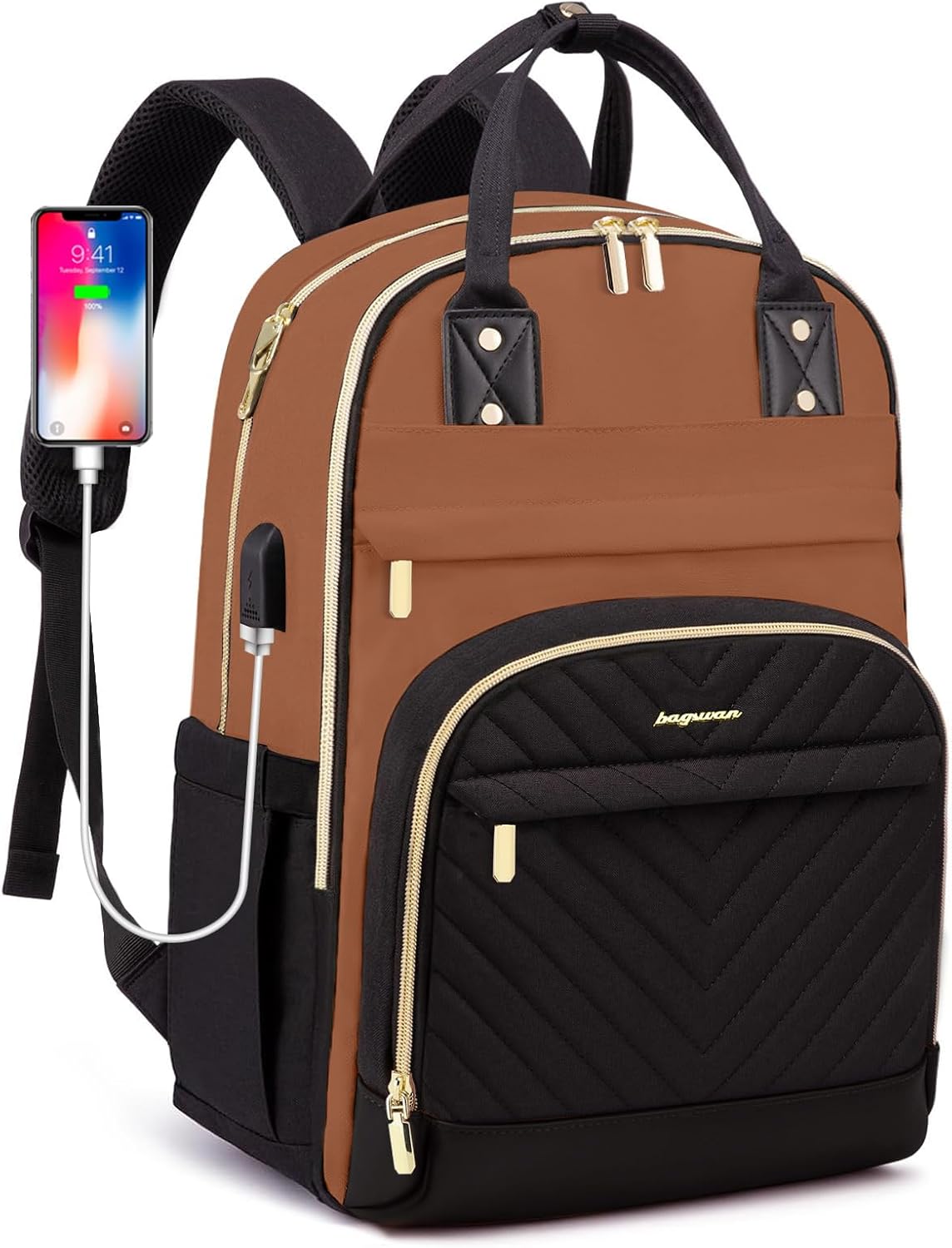 Laptop Backpack for Women - 15.6 inch Travel Work Bag