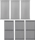 17in Grill Grates and Emitters for Charbroil TRU Infrared 3-Burner