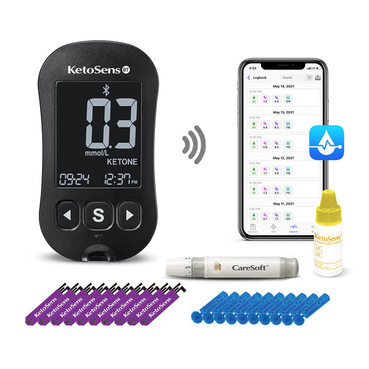 KetoSens Blood Ketone Monitoring Starter Kit for Keto Diet