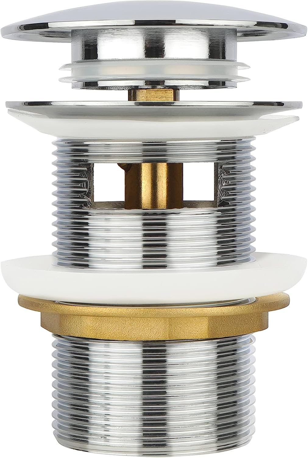 Brass Freestanding Tub Drain Plug for Easy Bathing Experience