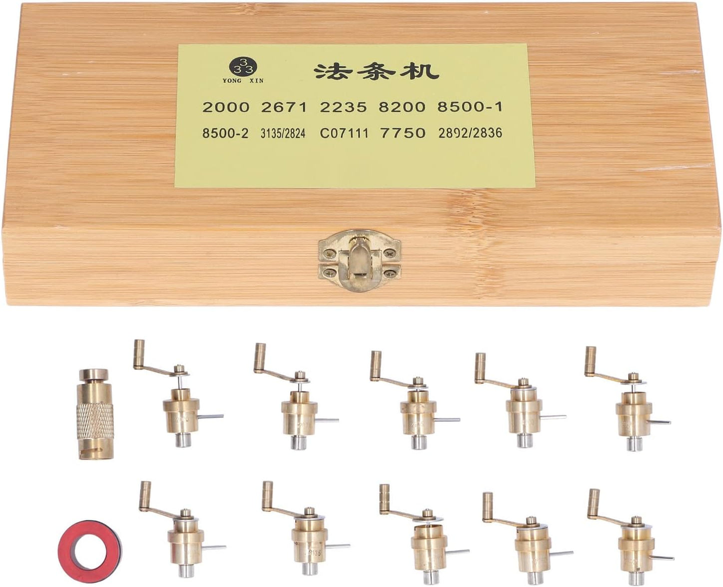 Prof. Brass Watch Winder Set - Repair Like a Pro!